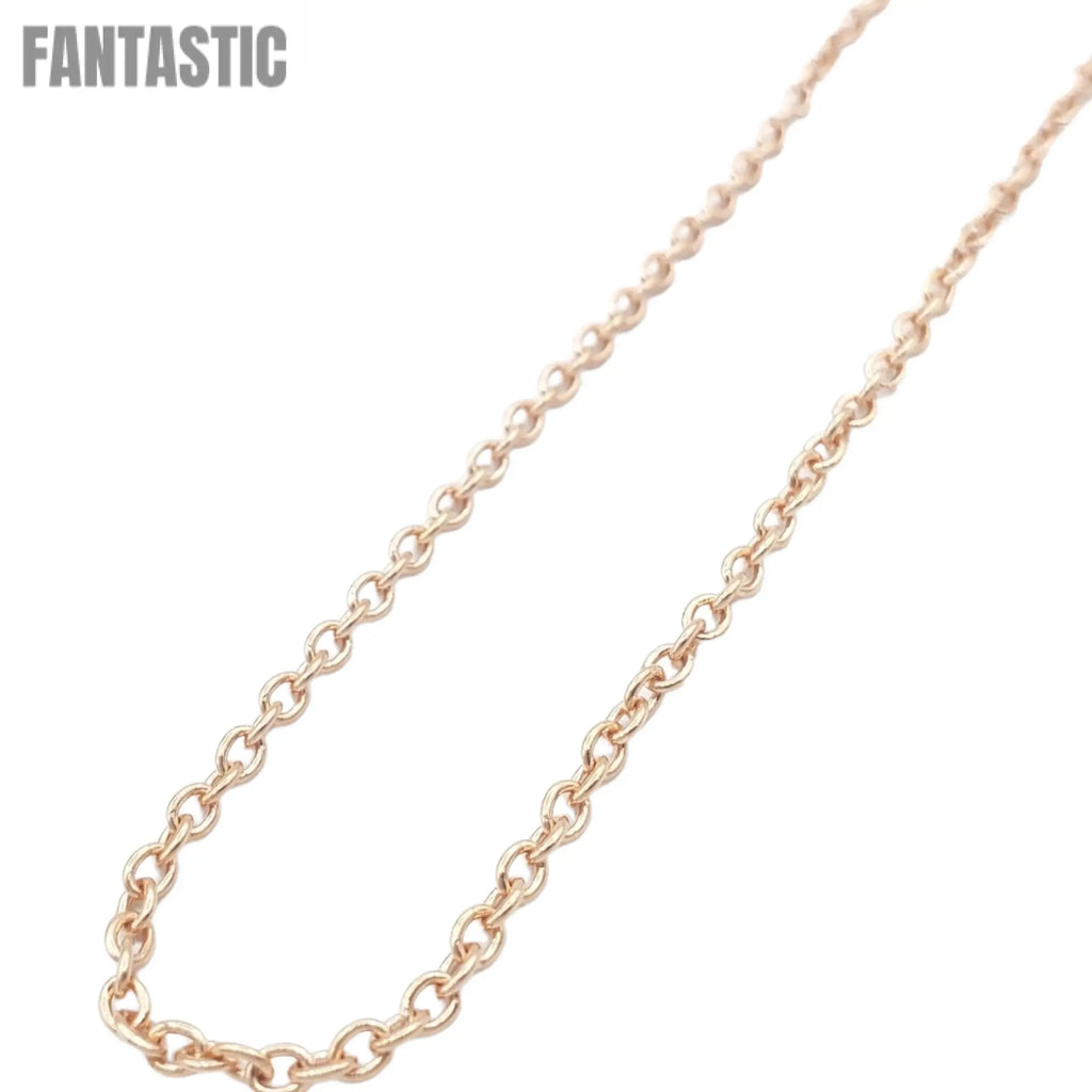 14K Gold- Rolo Chain (Rose Gold) Fantastic NYC
