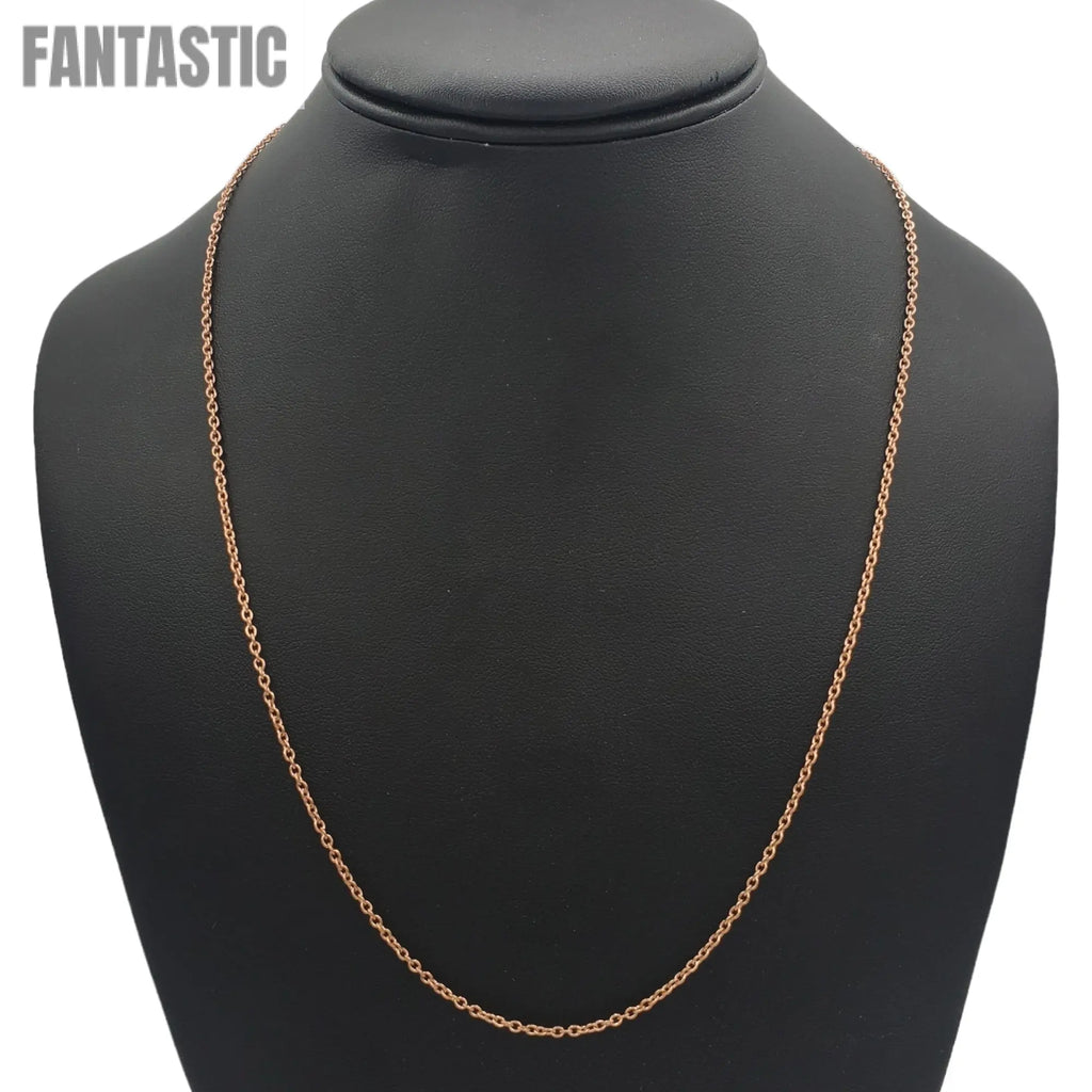 14K Gold- Rolo Chain (Rose Gold) Fantastic NYC