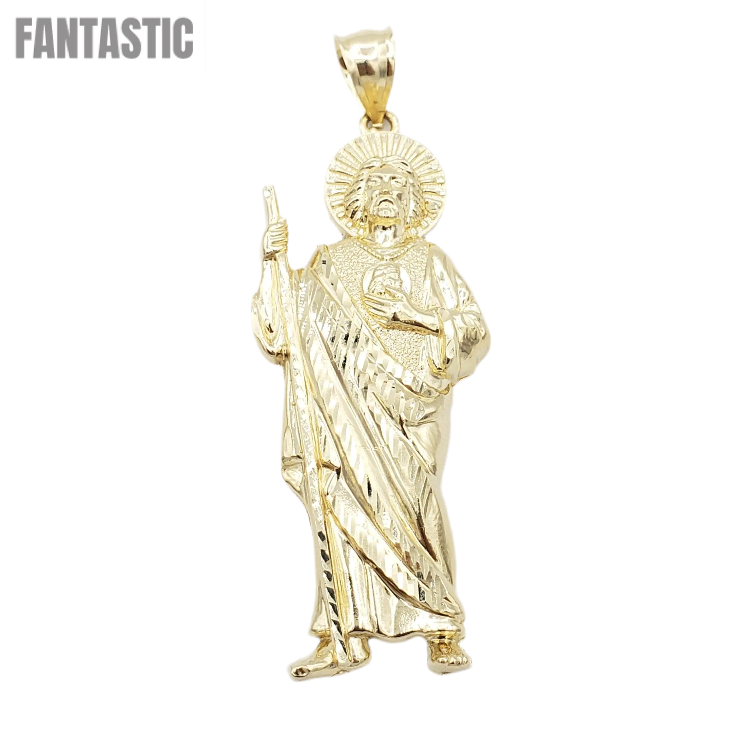 14K Gold- Saint Jude Pendant Fantastic Jewelry NYC