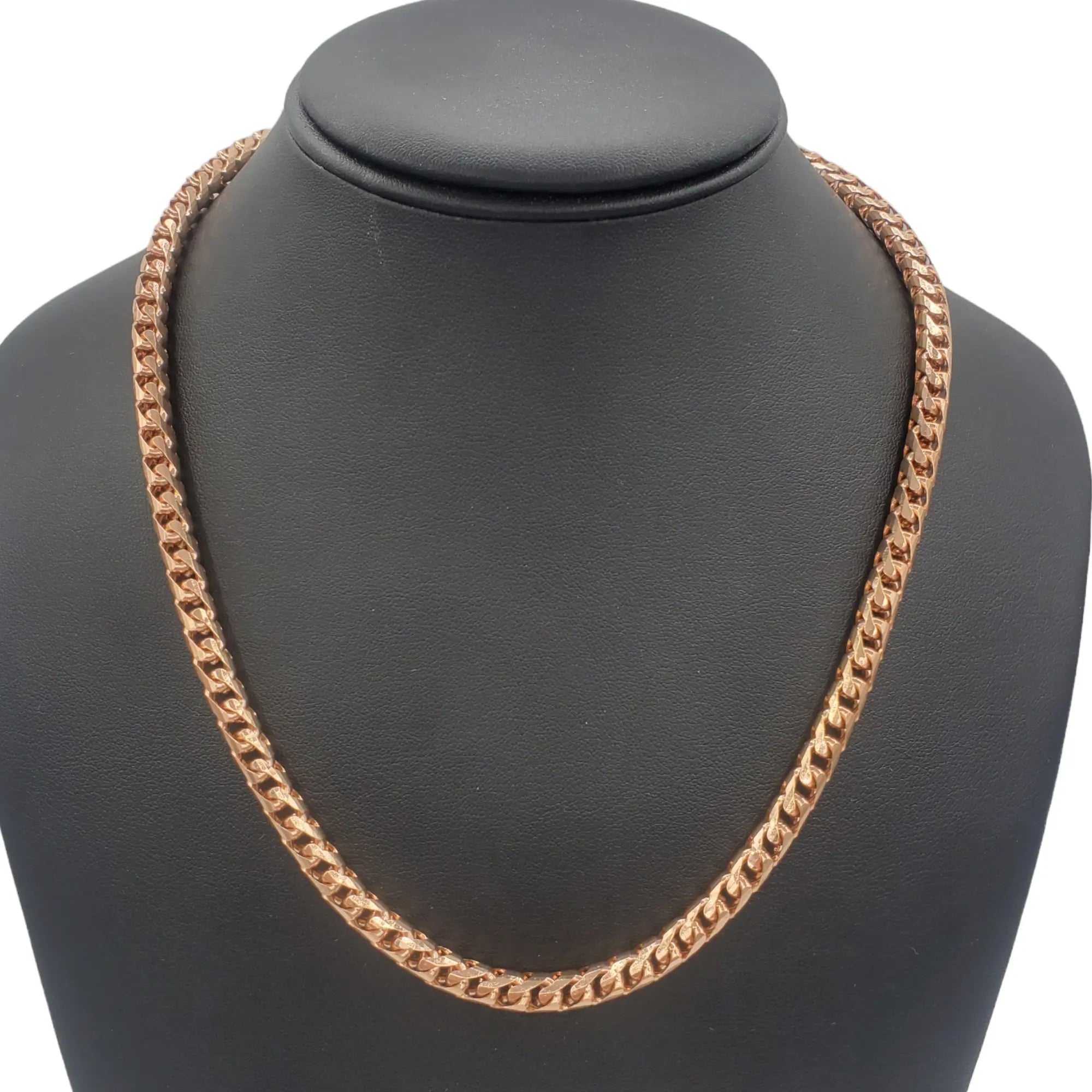 14K Gold- Solid Franco Chain (Rose Gold) Fantastic NYC