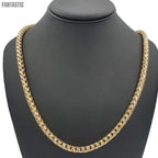 14K Gold- Solid Franco Diamond Cut (Pave) Chain Fantastic NYC