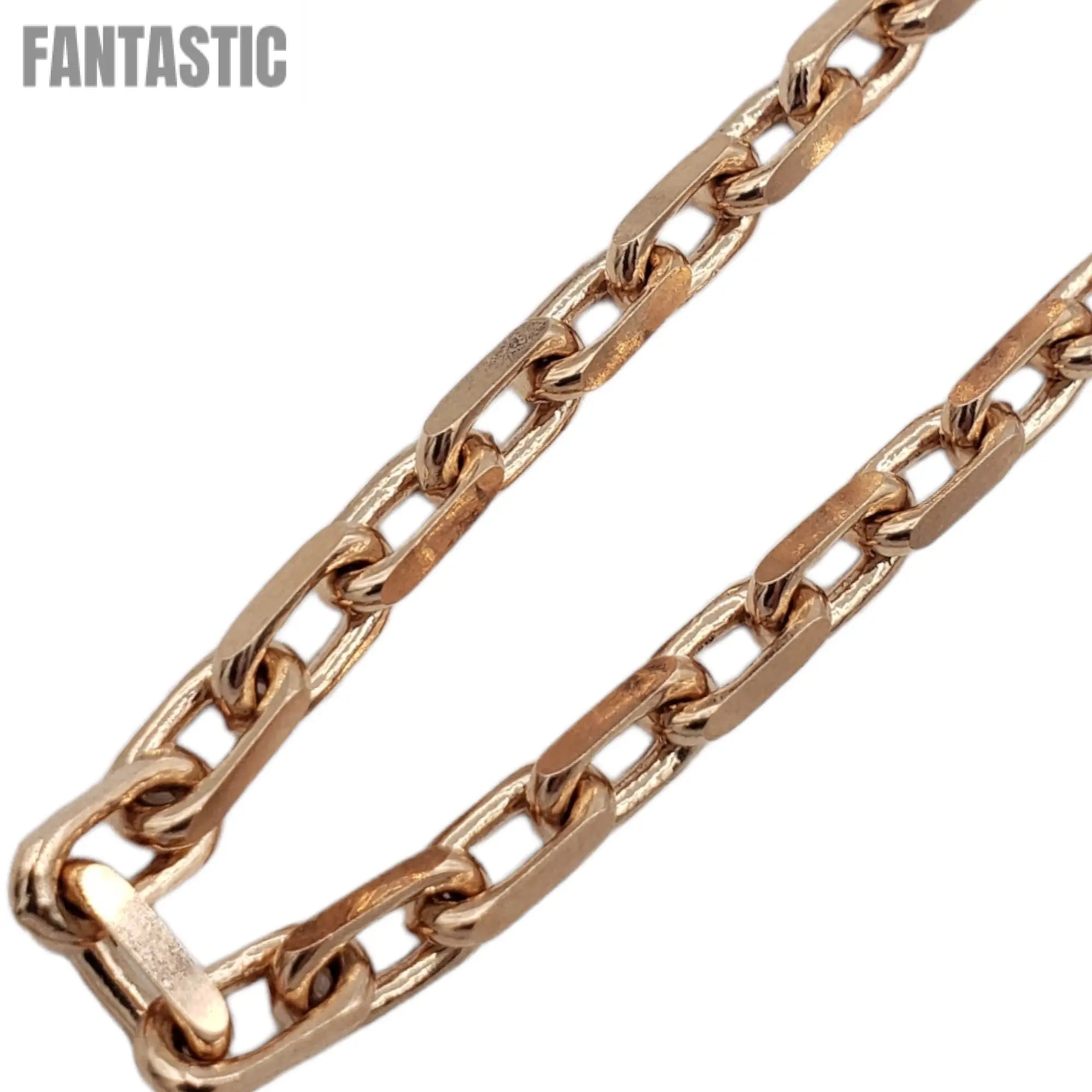 14K Gold- Solid Hermes Link Chain (Rose Gold) Fantastic NYC