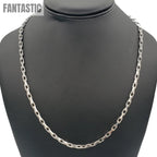 14K Gold- Solid Hermes Link Chain (White Gold) Fantastic NYC