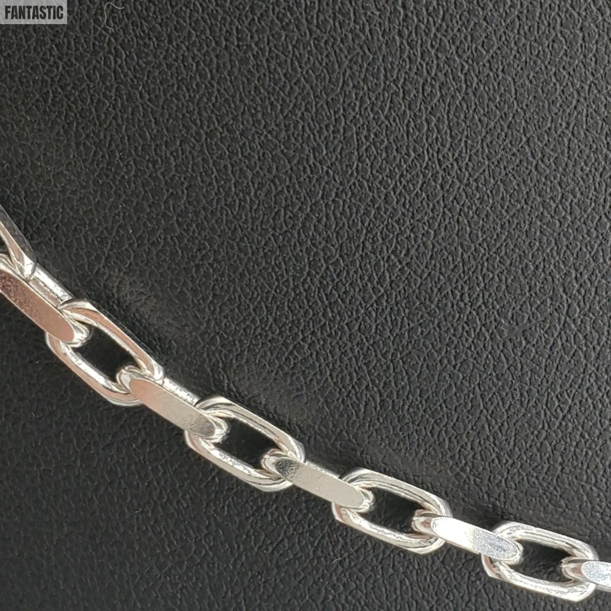 14K Gold- Solid Hermes Link Chain (White Gold) Fantastic NYC