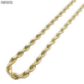 14K Gold- Solid Rope Chain (Yellow Gold)