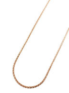 14K Gold- Solid Wheat Chain (Rose Gold) Fantastic NYC