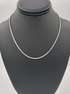 14K Gold- Solid Wheat Chain (White Gold) Fantastic NYC