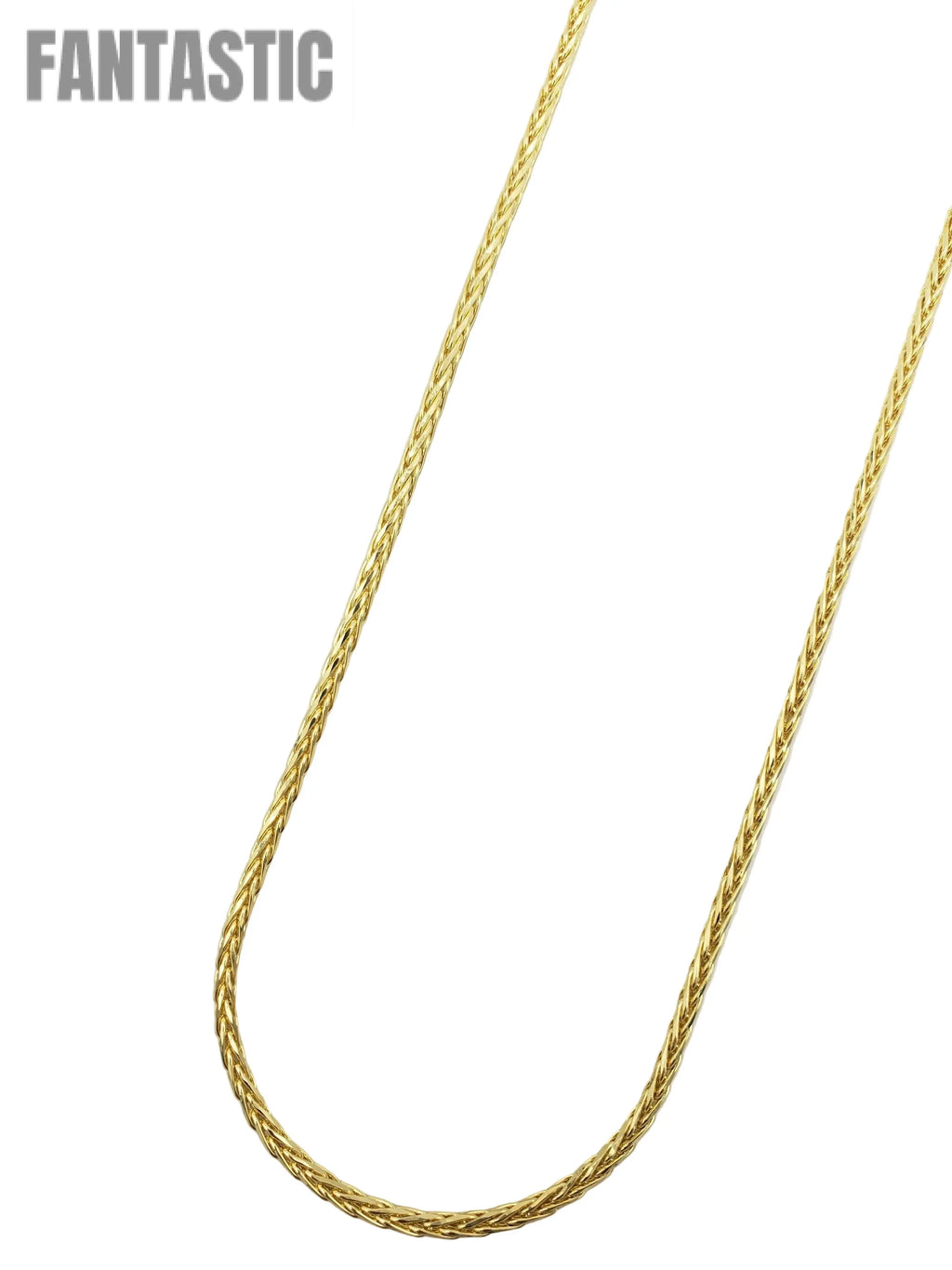 14K Gold- Solid Wheat Chain (Yellow Gold) Fantastic NYC