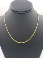 14K Gold- Solid Wheat Chain (Yellow Gold) Fantastic NYC