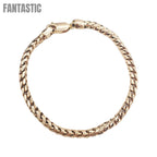 14K Rose Gold- Franco Bracelet (Solid) Fantastic NYC