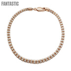 14K Rose Gold- Ice Bracelet Fantastic NYC