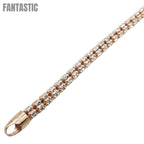 14K Rose Gold- Ice Bracelet Fantastic NYC