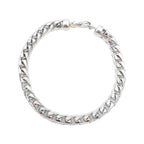 14K White Gold- Franco Bracelet (Solid) Fantastic NYC