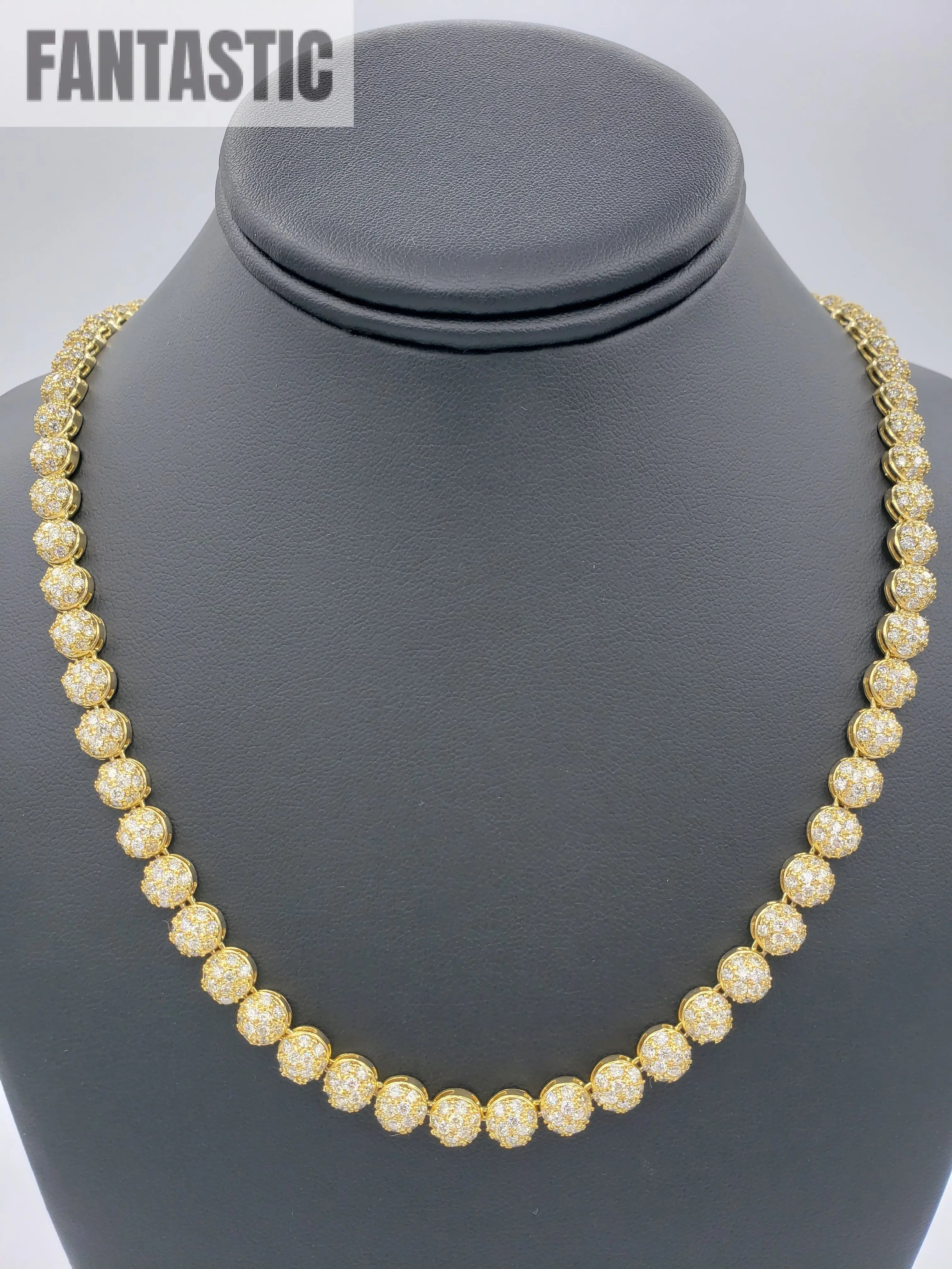 14K Yellow Gold- Diamond DC Chain Fantastic NYC