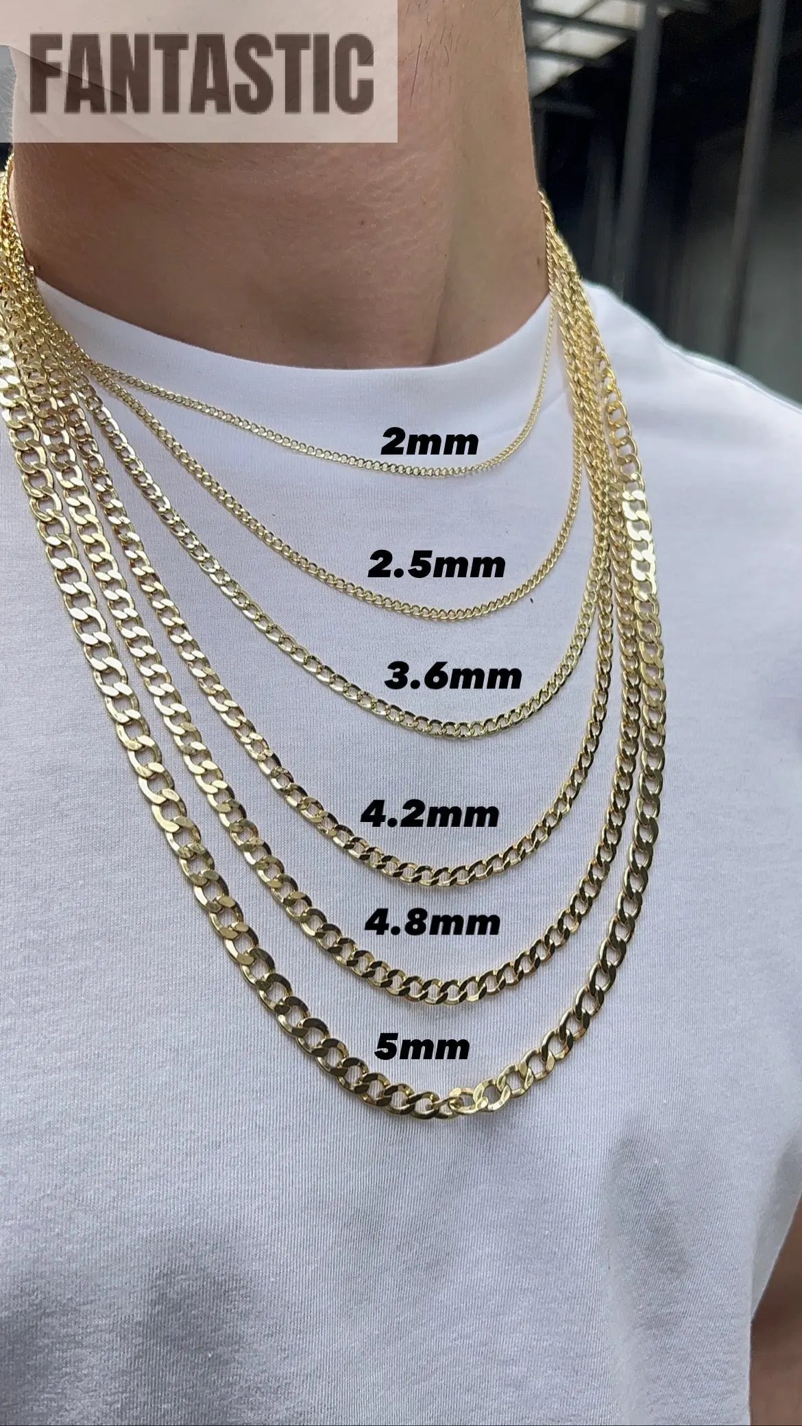 14K Yellow Gold - Hollow Curb Bracelet Fantastic NYC