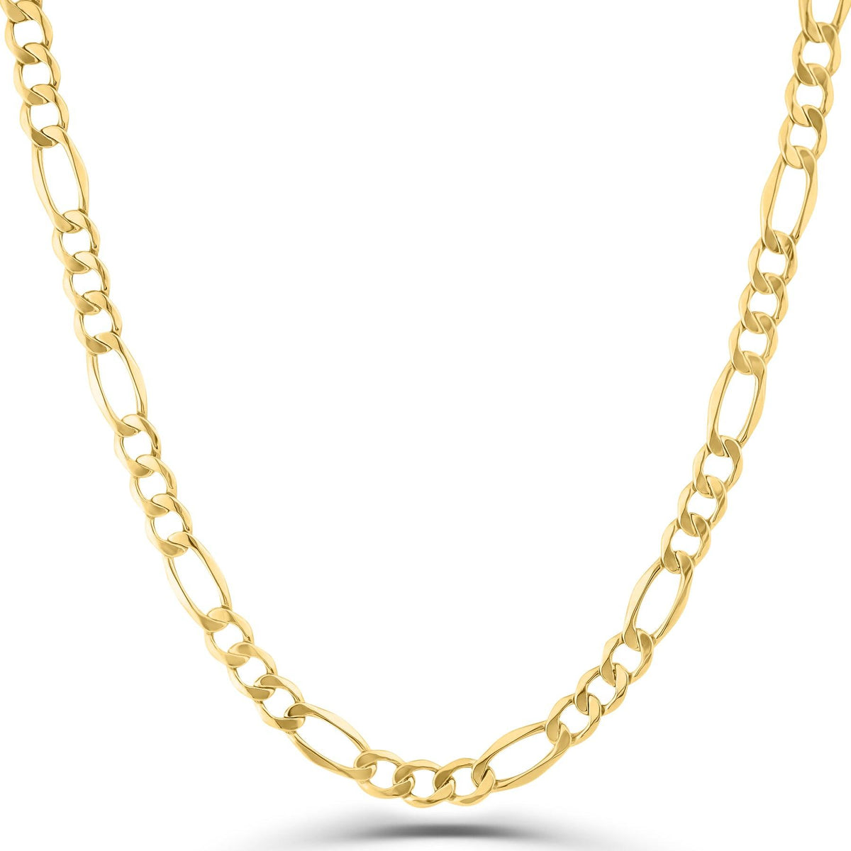 10K Gold Classic Figaro Chain Fantastic Jewelry NYC