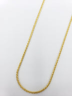 14K Gold- Solid Wheat Chain (Yellow Gold) Fantastic NYC