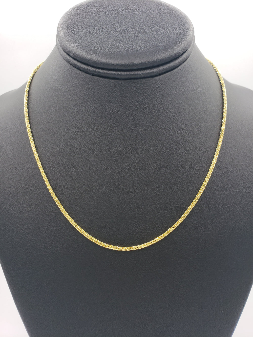 14K Gold- Solid Wheat Chain (Yellow Gold) Fantastic NYC