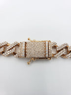 14K Gold- Diamond Miami Cuban Rose Gold Chain (301.1 Grams) Fantastic NYC