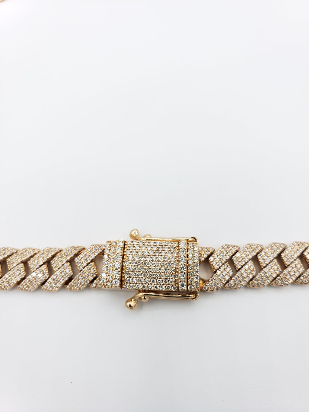 14K- Gold Diamond Miami Cuban Rose Gold Chain (185 Grams) Fantastic NYC