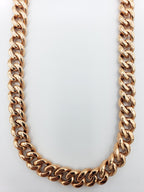 14K Gold- Diamond Miami Cuban Rose Gold Chain (93.3 Grams) Fantastic NYC