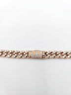 14K Gold- Diamond Miami Cuban Rose Gold Chain (93.3 Grams) Fantastic NYC