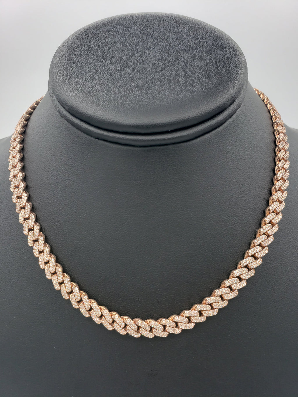 14K Gold- Diamond Miami Cuban Rose Gold Chain (52.1 Grams) Fantastic NYC