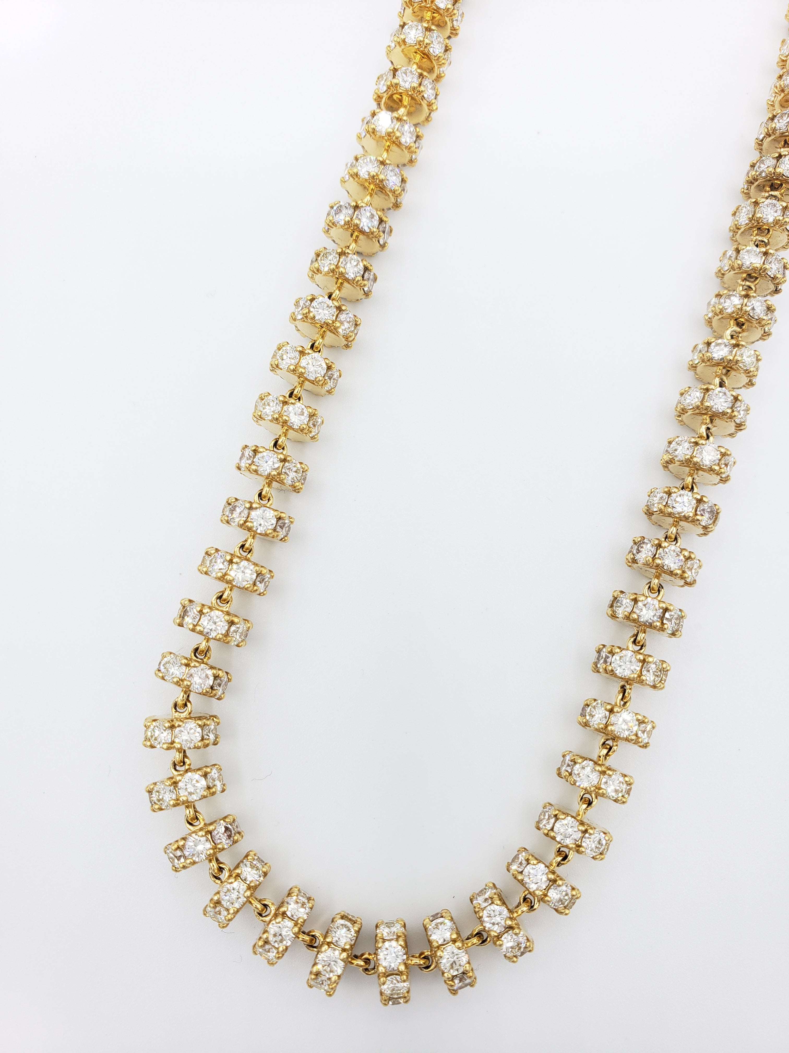 14K Gold- Diamond Disc Chain | 136 Grams Fantastic NYC