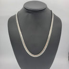 14K Gold- Solid Miami Cuban Chain (White Gold) Fantastic NYC
