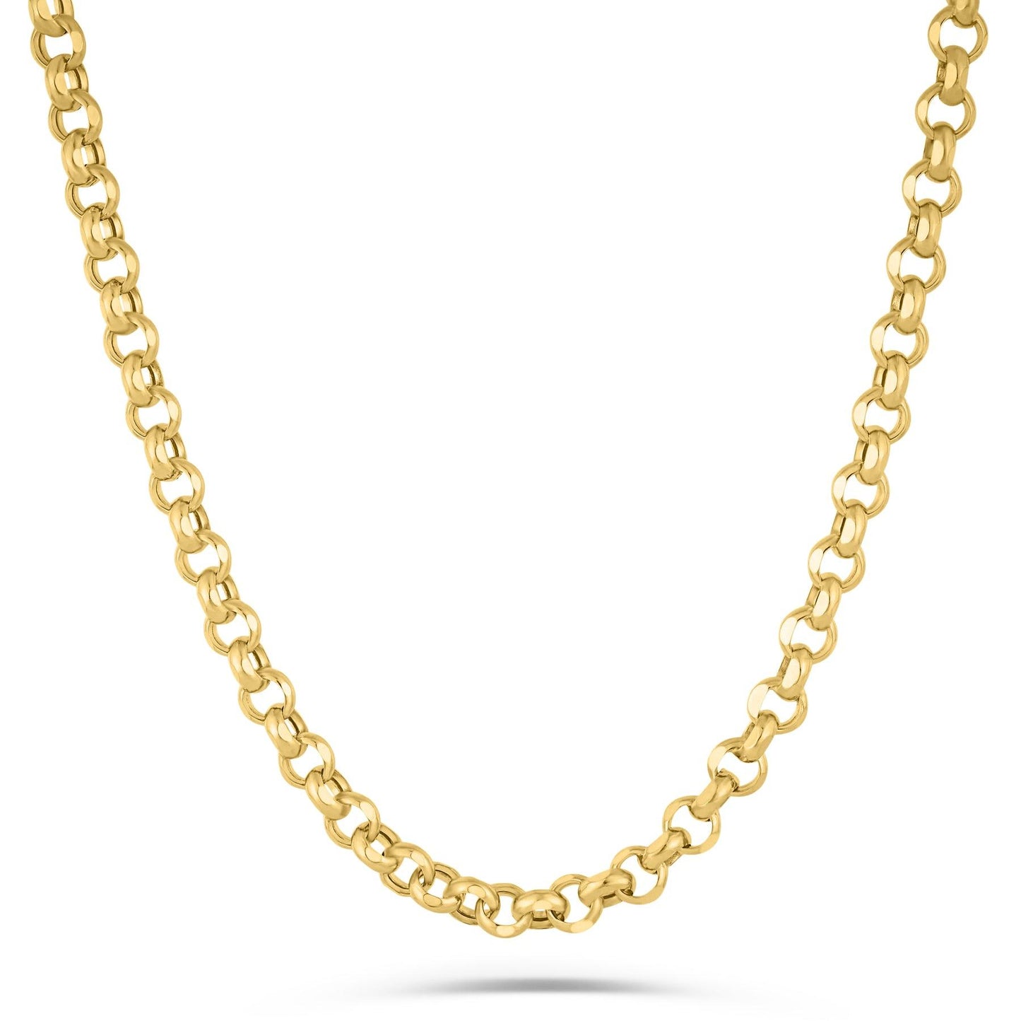 14K Gold- Rolo Chain (Yellow Gold)