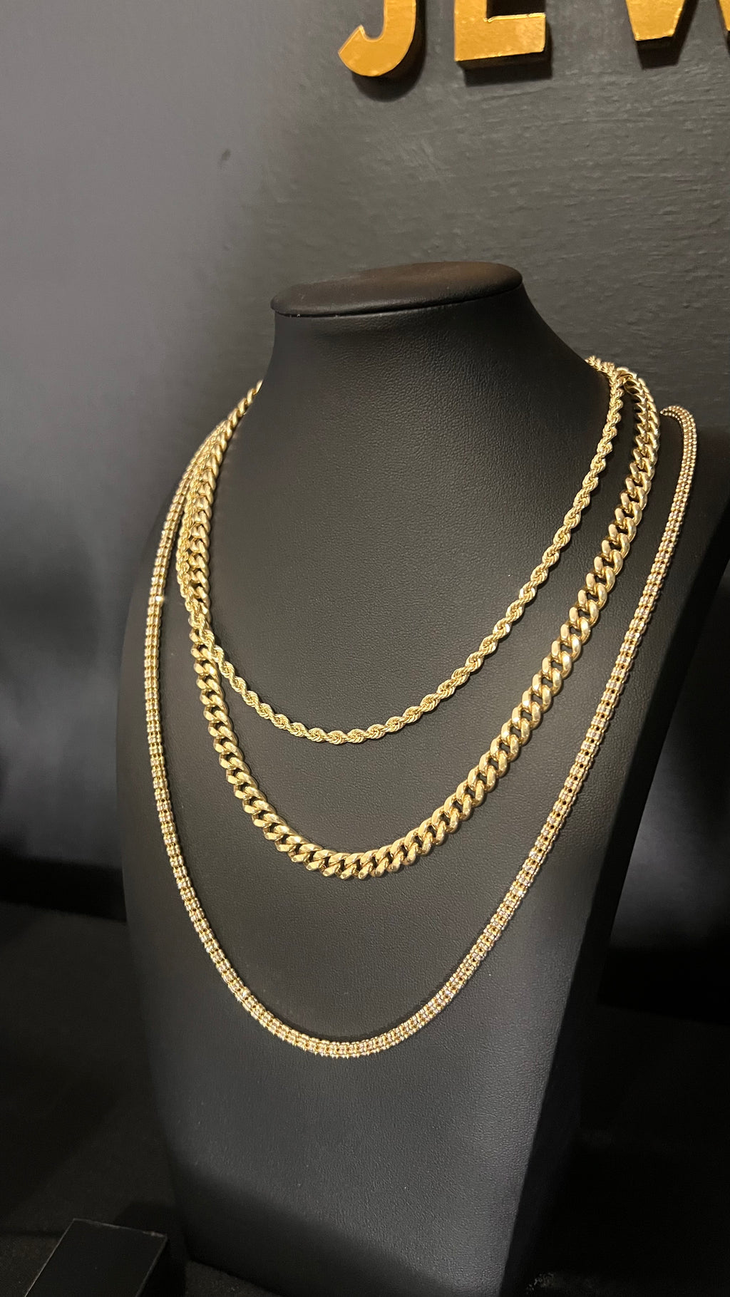 Ice chain 14k diamonds earrings