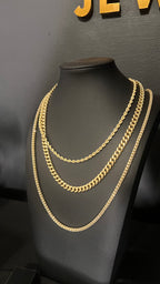 Ice chain 14k diamonds earrings