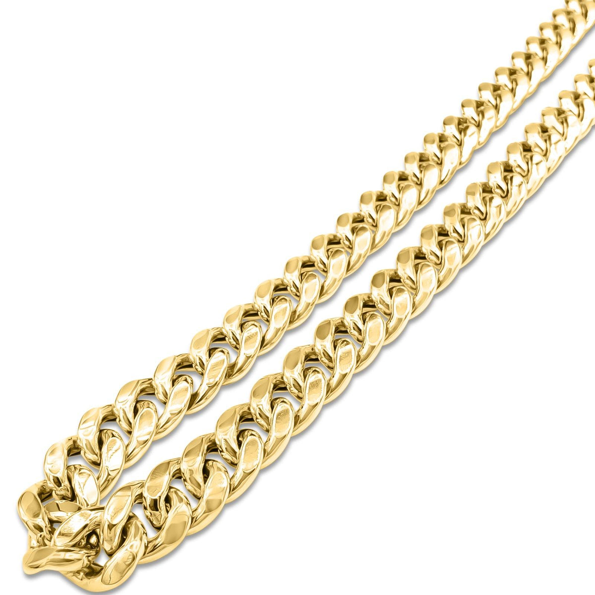 10K Yellow Gold  Miami Cuban Link Chain Fantastic Jewelry NYC