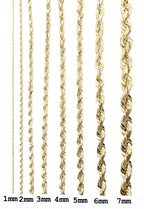 10K Gold- Solid Rope Chain (Yellow Gold) Fantastic NYC