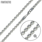 Silver 925 Platinum Plated Barrel Slash Chain 5mm - CH471 PL | Silver Palace Inc. #plating_platinum