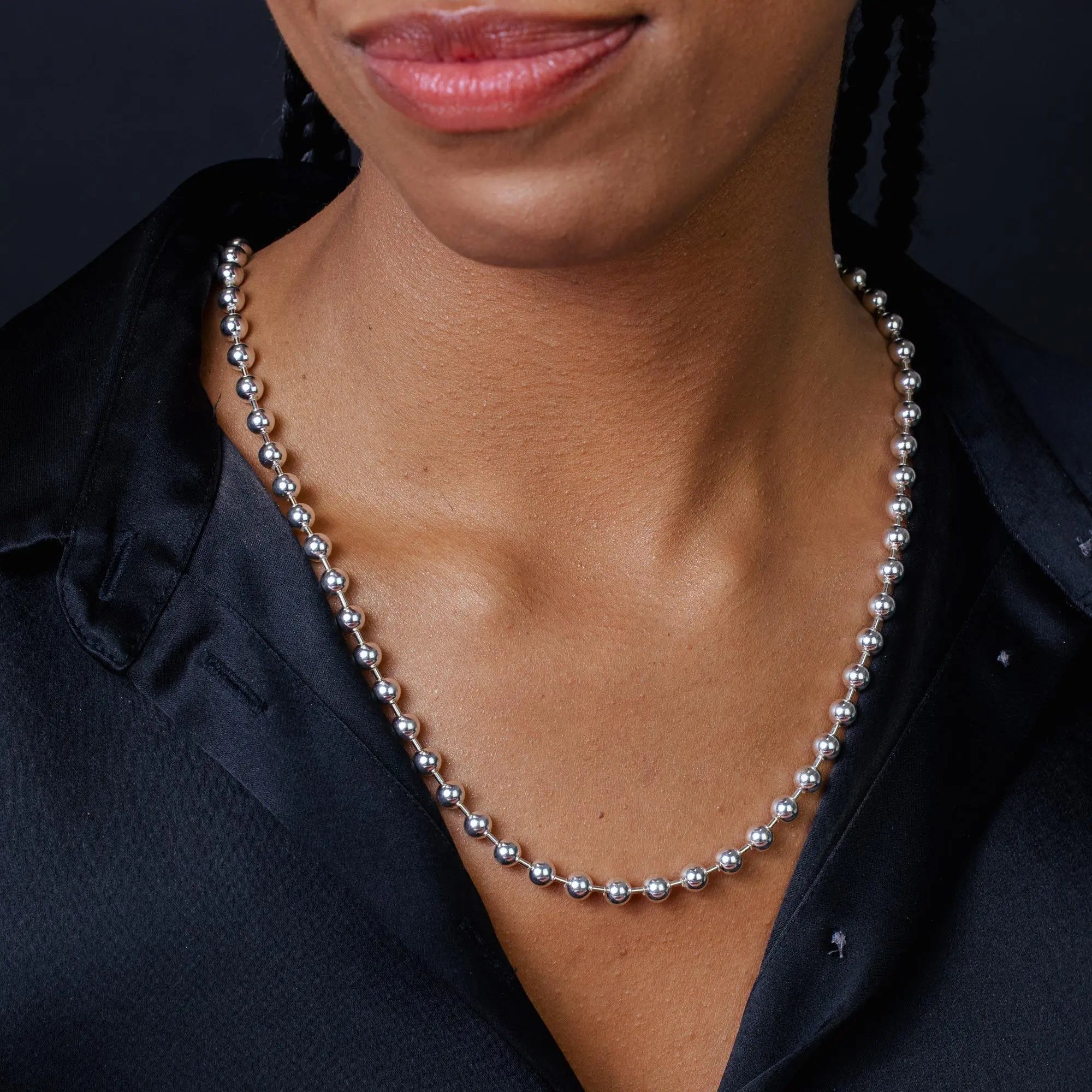 925 Sterling Silver Bead Chain Fantastic NYC