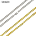 925 Sterling Silver CZ Encrusted Franco Chain or Bracelet Fantastic NYC