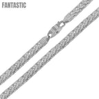 Silver 925 Rhodium Plated CZ Encrusted Franco Chains 7mm - CHCZ103 RH | Silver Palace Inc. #plating_rhodium