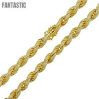 925 Sterling Silver CZ Encrusted Rope Chain or Bracelet Fantastic NYC