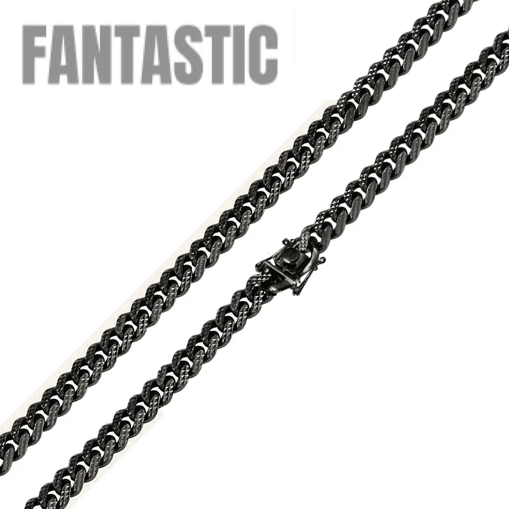 925 Sterling Silver Curb Pyramid Pave Box Lock Chain or Bracelet Fantastic NYC