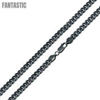 925 Sterling Silver Curb Pyramid Pave Chain or Bracelet Fantastic NYC