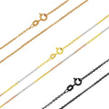 925 Sterling Silver Diamond Cut Edge Rolo Chain
