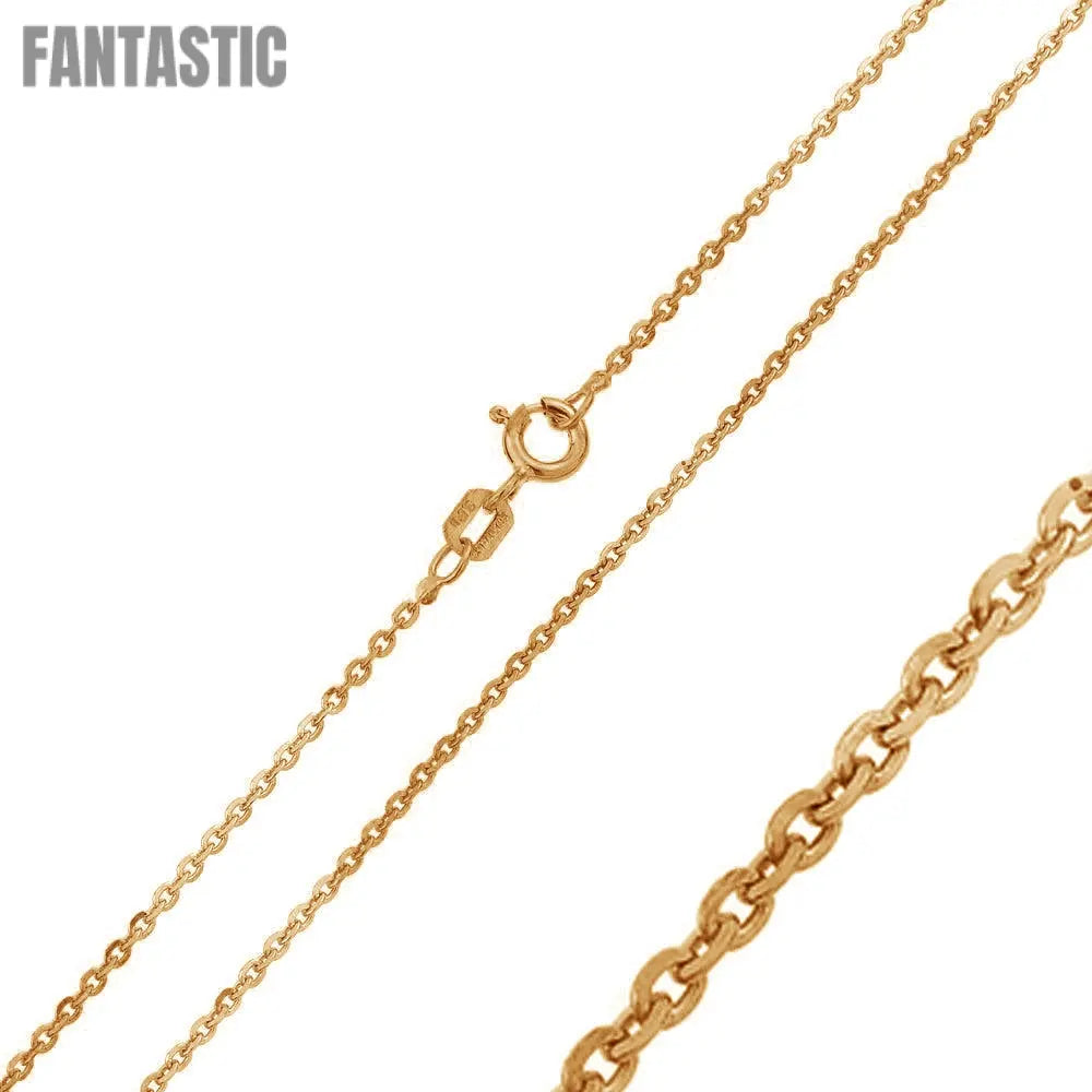 925 Sterling Silver Diamond Cut Edge Rolo Chain Fantastic NYC