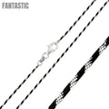 925 Sterling Silver Diamond Cut Eight Sided Snake Chain