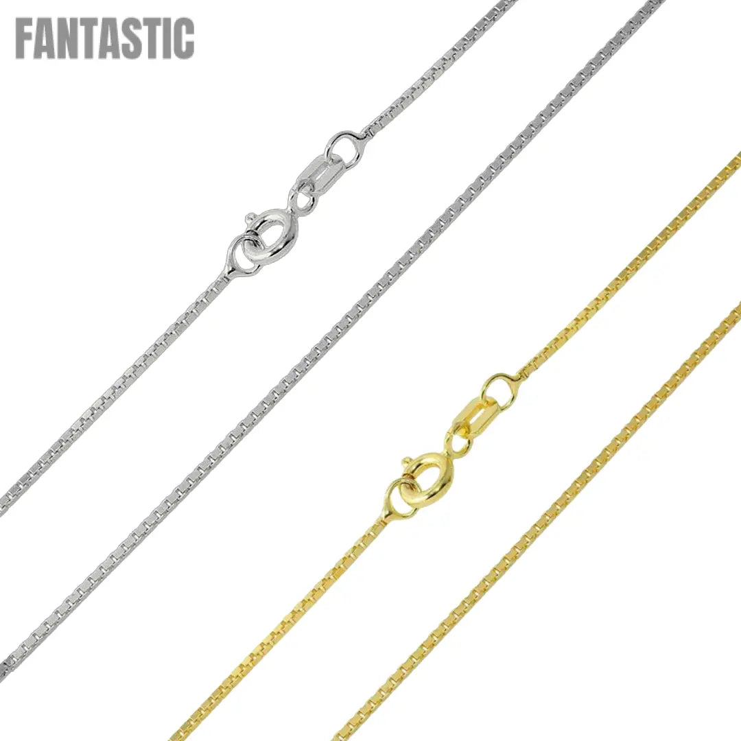 925 Sterling Silver Diamond Cut Greek Box Chain Fantastic NYC