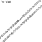 925 Sterling Silver Diamond Cut Hollow Rope Chain Fantastic NYC