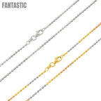 925 Sterling Silver Diamond Cut Jianzhi Chain Fantastic NYC