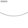 925 Sterling Silver Diamond Cut Omega Box Chain