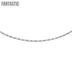 Rhodium Plated 925 Sterling Silver DC Omega Box Chain 1.4mm - CH900 RH | Silver Palace Inc. #plating_rhodium