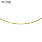 Silver 925 Gold Plated DC Omega Box Chain 1.4mm - CH901 GP | Silver Palace Inc. #plating_gold